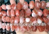 CNG3613 15.5 inches 13*20mm - 15*24mm faceted nuggets red agate beads