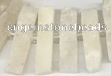 CNG3630 15.5 inches 5*30mm - 8*35mm sticks druzy agate beads