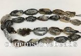 CNG3643 15.5 inches 22*30mm - 30*40mm freeform druzy agate beads