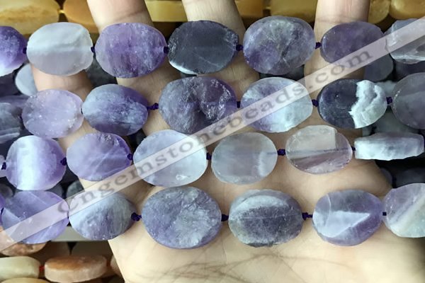 CNG3702 15.5 inches 15*20mm freeform rough dogtooth amethyst beads