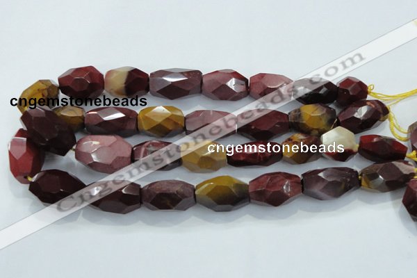 CNG371 15.5 inches 20*25mm faceted nuggets mookaite beads