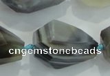 CNG376 15.5 inches 18*22mm – 25*38mm faceted nuggets agate beads