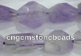 CNG390 15.5 inches 13*15mm – 16*23mm faceted nuggets lavender amethyst bead