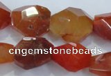 CNG392 15.5 inches 18*20mm – 22*25mm faceted nuggets agate beads