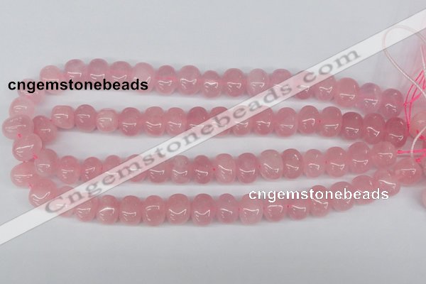 CNG41 15.5 inches 11*15mm nuggets rose quartz gemstone beads