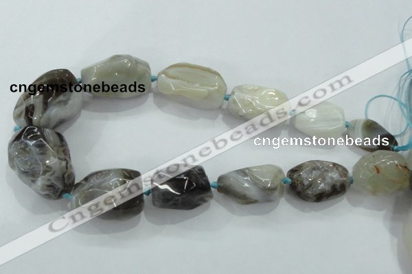 CNG415 15.5 inches 18*20mm - 28*40mm nuggets agate gemstone beads