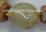 CNG416 15.5 inches 18*20mm - 28*40mm nuggets agate gemstone beads