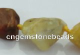 CNG432 15.5 inches 18*25mm – 25*38mm nuggets agate gemstone beads