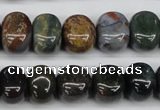 CNG44 15.5 inches 11*15mm nuggets Indian agate gemstone beads