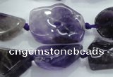 CNG441 15.5 inches 13*18mm – 18*28mm nuggets amethyst beads