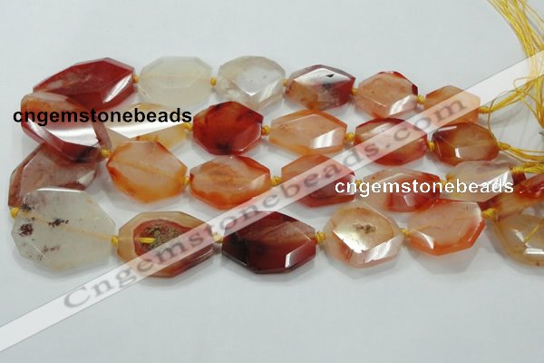 CNG446 15.5 inches 18*20mm – 30*42mm faceted nuggets agate beads