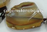 CNG455 15.5 inches 28*32mm - 40*55mm nuggets agate gemstone beads