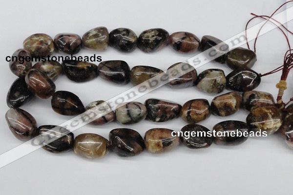 CNG46 15.5 inches 18*25mm nuggets staurolite gemstone beads