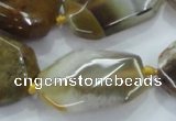 CNG468 15.5 inches 15*20mm - 20*32mm nuggets agate beads