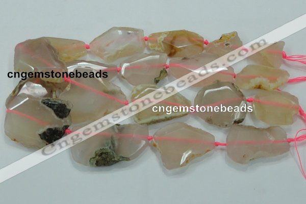 CNG497 15 inches 15*20mm – 25*42mm faceted nuggets agate beads