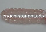 CNG5003 15.5 inches 12*16mm - 15*20mm faceted nuggets rose quartz beads