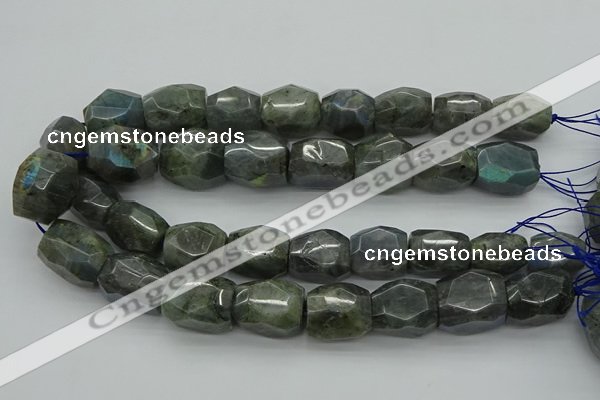 CNG5009 15.5 inches 15*20mm - 18*25mm faceted nuggets labradorite beads