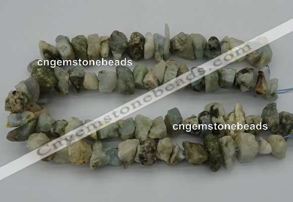 CNG5011 15.5 inches 10*15mm - 15*20mm nuggets aquamarine beads