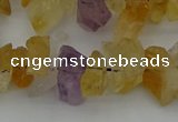 CNG5014 15.5 inches 6*10mm - 13*18mm nuggets amethyst & citrine beads