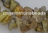 CNG5034 15.5 inches 8*12mm - 13*18mm nuggets golden rutilated quartz beads