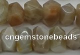 CNG5054 15.5 inches 10*14mm - 12*16mm faceted nuggets moonstone beads