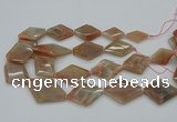 CNG5064 15.5 inches 20*30mm - 35*45mm faceted freeform sunstone beads