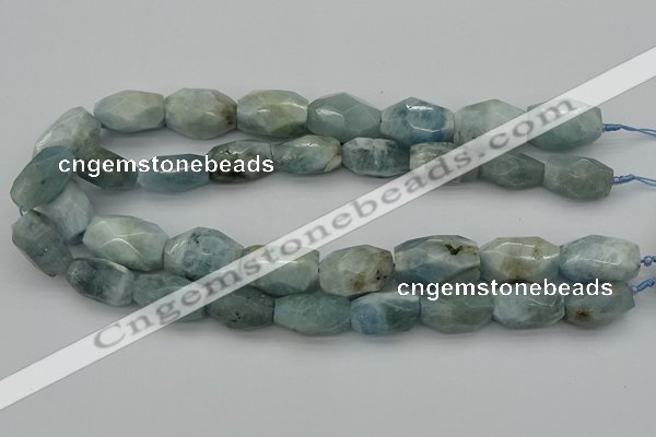 CNG5068 15.5 inches 13*20mm - 15*25mm faceted nuggets aquamarine beads