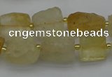 CNG5073 15.5 inches 8*10mm - 15*20mm nuggets citrine beads