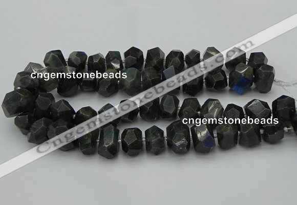 CNG5075 15.5 inches 13*18mm - 15*20mm faceted nuggets labradorite beads