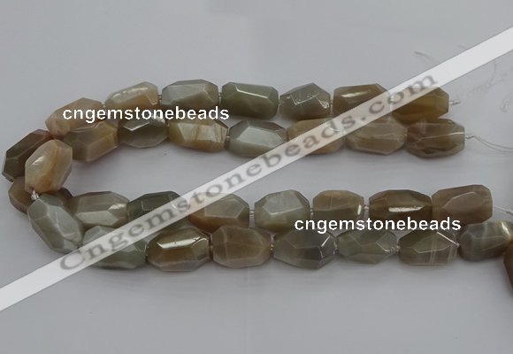 CNG5089 15.5 inches 13*18mm - 15*25mm faceted nuggets sunstone beads