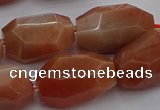 CNG5091 15.5 inches 13*18mm - 15*25mm faceted nuggets sunstone beads