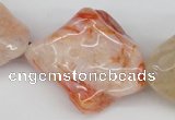 CNG51 15.5 inches 25*35mm nuggets agate gemstone beads