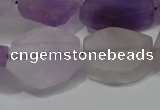 CNG5117 15.5 inches 14*20mm - 18*25mm freeform matte amethyst beads