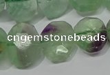 CNG5139 15.5 inches 15*18mm - 15*20mm faceted freeform fluorite beads