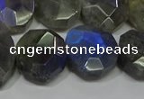 CNG5144 15.5 inches 15*18mm - 15*20mm faceted freeform labradorite beads