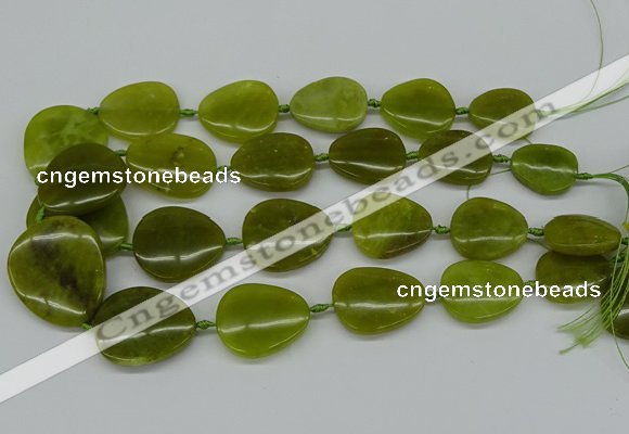 CNG5160 15.5 inches 16*22mm - 30*35mm freeform Korea jade beads