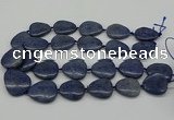 CNG5164 15.5 inches 16*22mm - 30*35mm freeform blue dumortierite beads