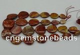 CNG5171 15.5 inches 16*22mm - 30*35mm freeform rainbow stone beads