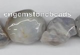 CNG52 15.5 inches 24*30mm nuggets botswana agate gemstone beads