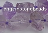 CNG5234 15.5 inches 13*18mm - 18*25mm faceted nuggets amethyst beads