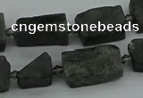 CNG5246 15.5 inches 8*12mm - 15*25mm nuggets labradorite beads