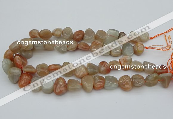 CNG5251 15.5 inches 13*18mm - 15*20mm nuggets moonstone beads