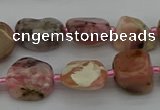 CNG5292 15.5 inches 8*12mm - 15*20mm nuggets pink opal gemstone beads