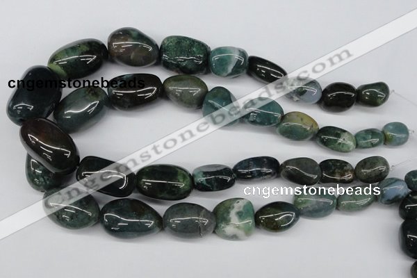 CNG53 15.5 inches 12*18mm - 24*30mm nuggets grass agate beads