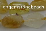 CNG5321 15.5 inches 12*16mm - 15*25mm faceted nuggets citrine beads