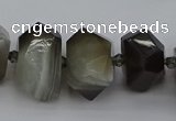 CNG5324 15.5 inches 12*16mm - 15*20mm faceted nuggets agate beads