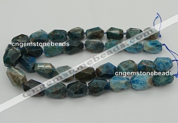 CNG5388 15.5 inches 12*16mm - 15*25mm faceted nuggets apatite beads