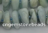 CNG5428 10*14mm - 20*25mm nuggets aquamarine beads wholesale