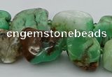 CNG5433 10*14mm - 20*30mm nuggets Australia chrysoprase beads