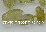 CNG5453 15.5 inches 10*14mm - 12*22mm nuggets lemon quartz beads